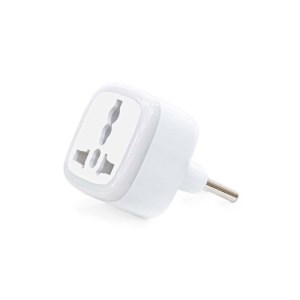 مبدل و تبدیل 3 به 2 دوشاخه برق هادرون HADRON مدل A10-1 سفید از فروشگاه لایفینو یزد