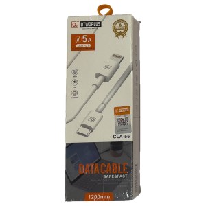 کابل فست شارژ و تبدیل TYPE-C به لایتنینگ IOS اوتو پلاس OTWOPLUS مدل CLA56 سفید 1/2 متر از فروشگاه لایفینو یزد